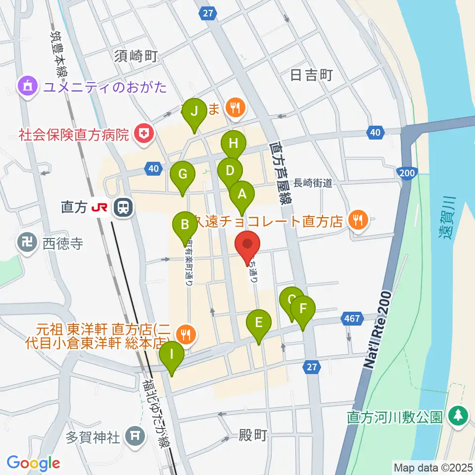 FMちょっくらじお周辺のカフェ一覧地図