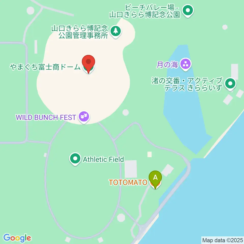 やまぐち富士商ドーム周辺のカフェ一覧地図