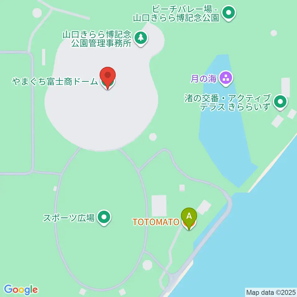 やまぐち富士商ドーム周辺のカフェ一覧地図