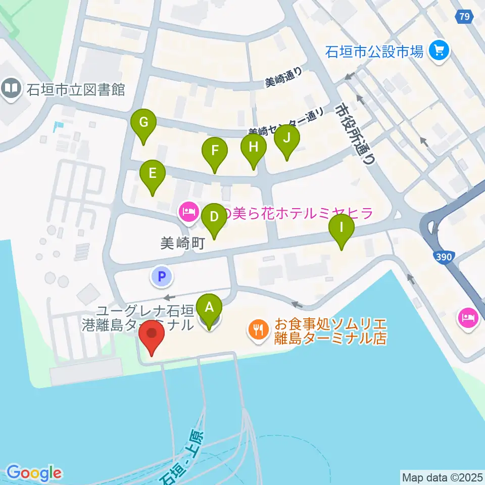 星ノ海プラネタリウム周辺のカフェ一覧地図