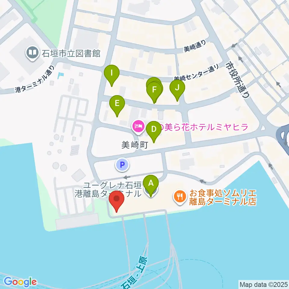 星ノ海プラネタリウム周辺のカフェ一覧地図