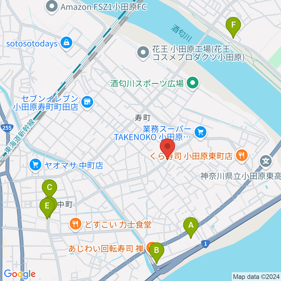 Miura Guitar Repair Workshop周辺のカフェ一覧地図