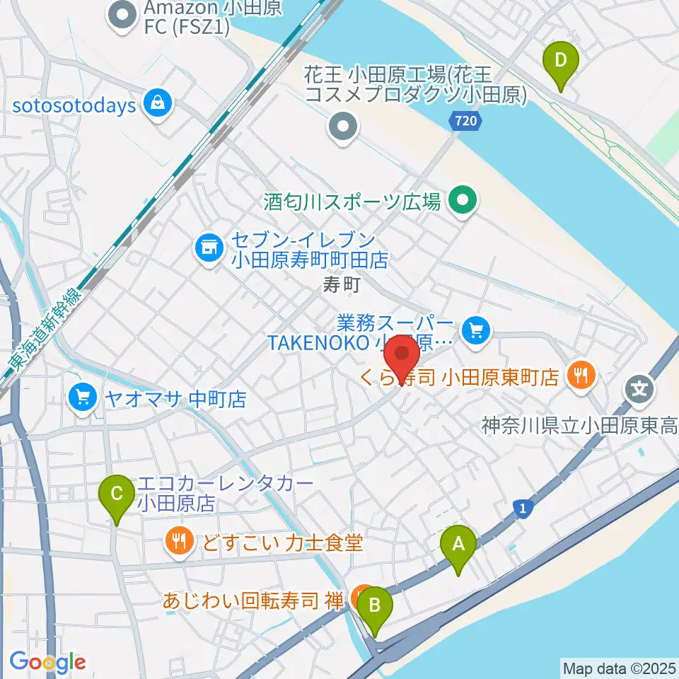 Miura Guitar Repair Workshop周辺のカフェ一覧地図
