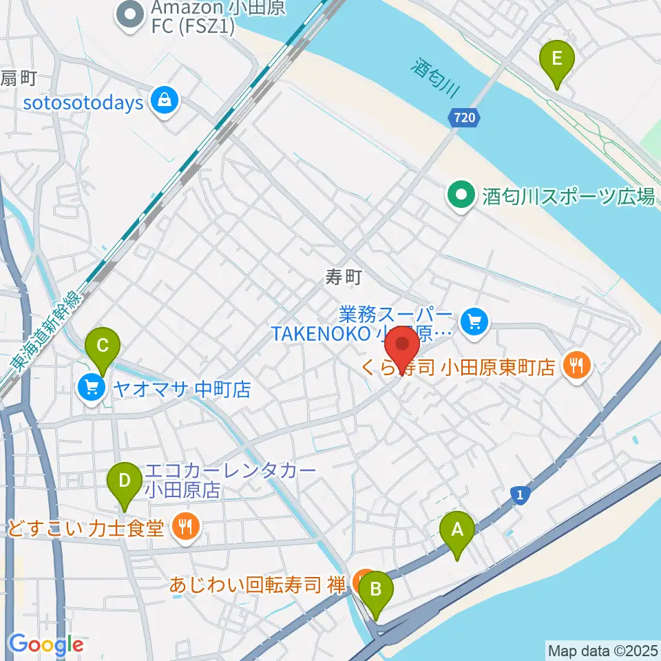 Miura Guitar Repair Workshop周辺のカフェ一覧地図