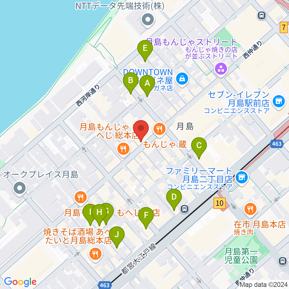 スタジオワンダーウォール周辺のカフェ一覧地図