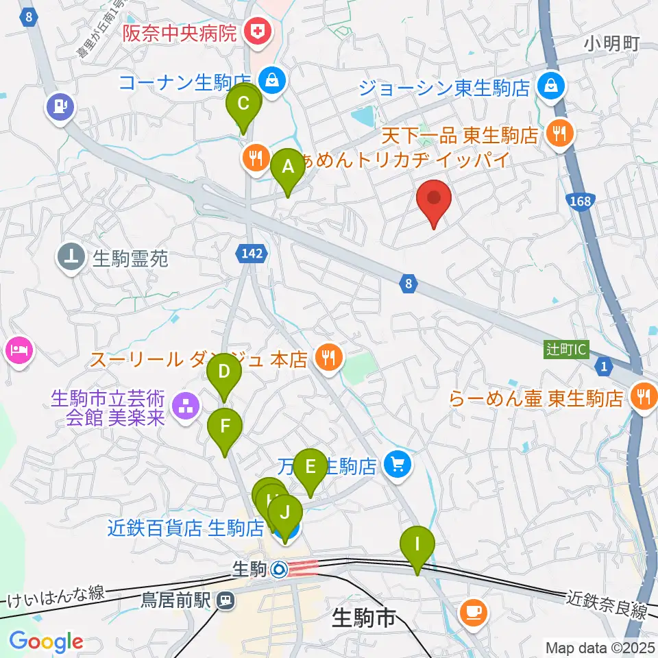 Atelier Artika周辺のカフェ一覧地図