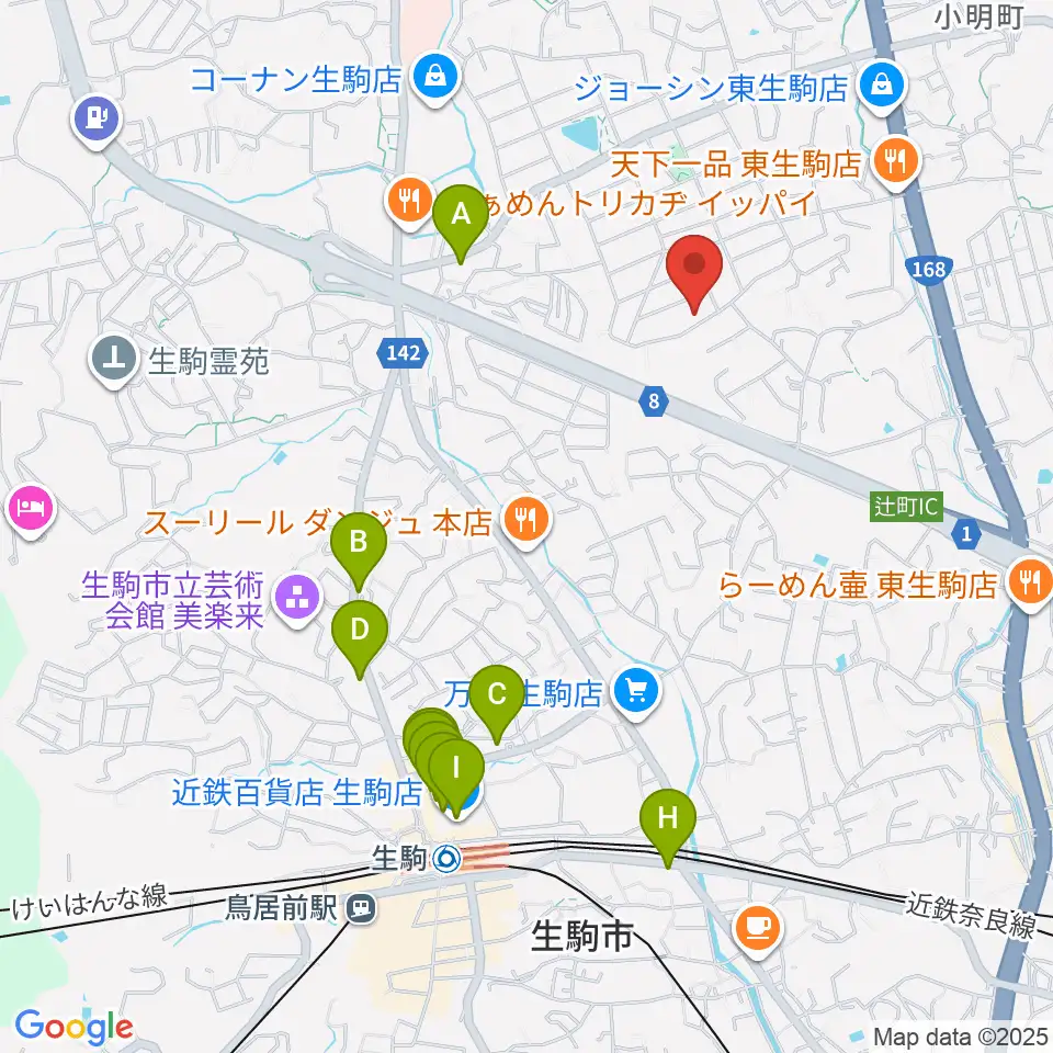 Atelier Artika周辺のカフェ一覧地図