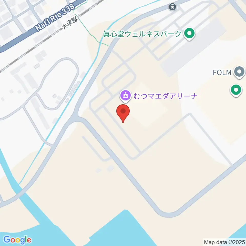むつマエダアリーナ周辺のカフェ一覧地図