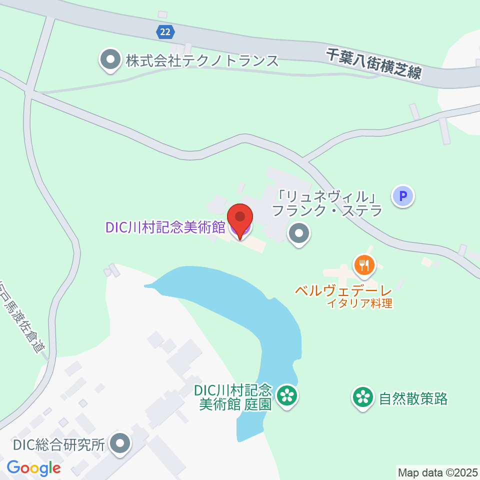 DIC川村記念美術館周辺のカフェ一覧地図