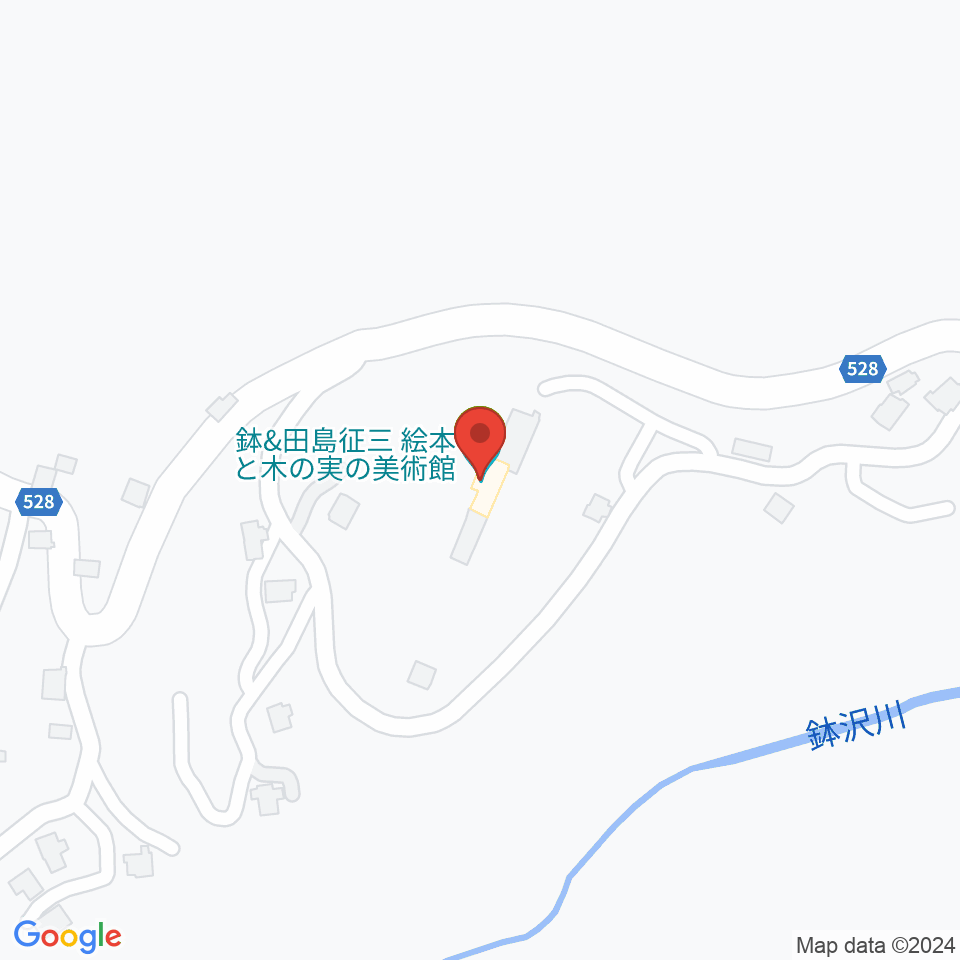 鉢＆田島征三・絵本と木の実の美術館周辺のカフェ一覧地図
