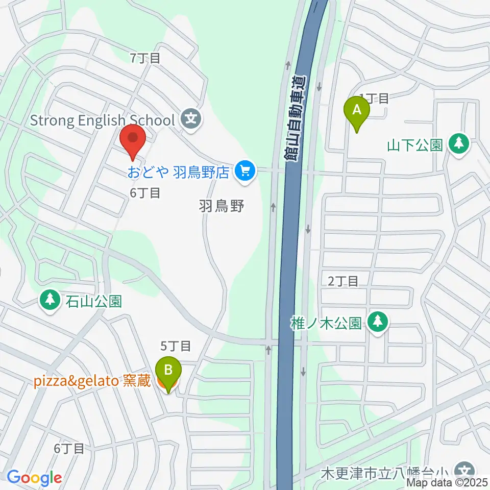 ミュージックサロン・ミルキィロック周辺のカフェ一覧地図