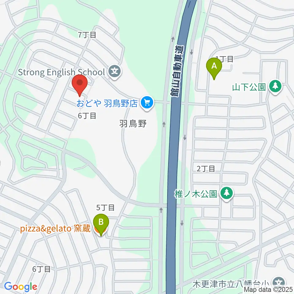 ミュージックサロン・ミルキィロック周辺のカフェ一覧地図