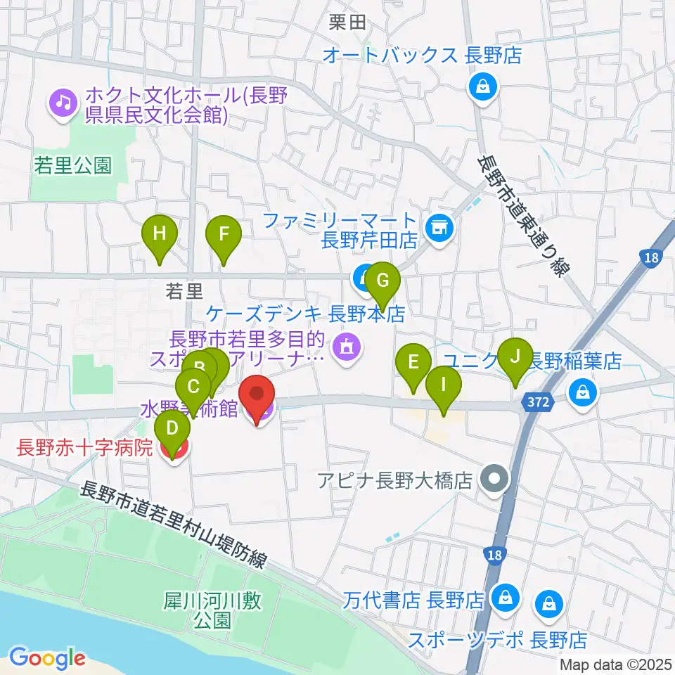 水野美術館周辺のカフェ一覧地図
