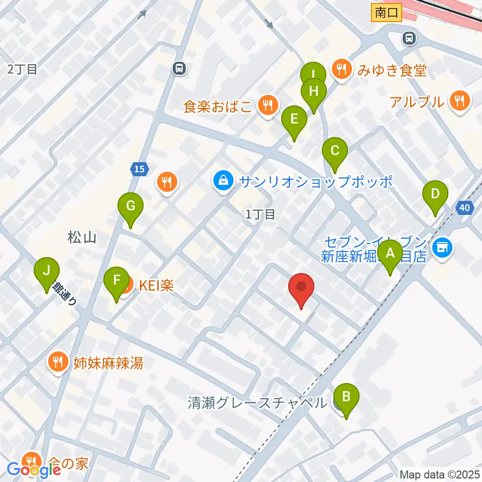 Studio Win周辺のカフェ一覧地図