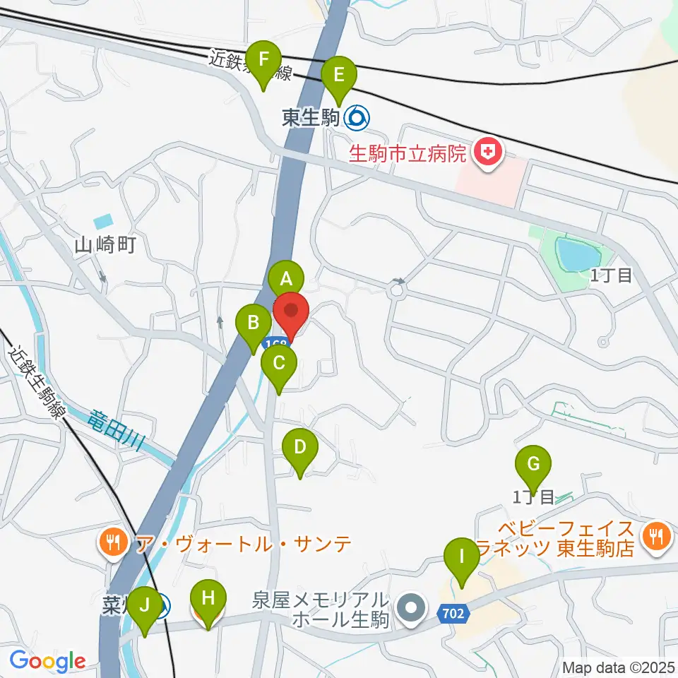 ZICO STUDIO周辺のカフェ一覧地図