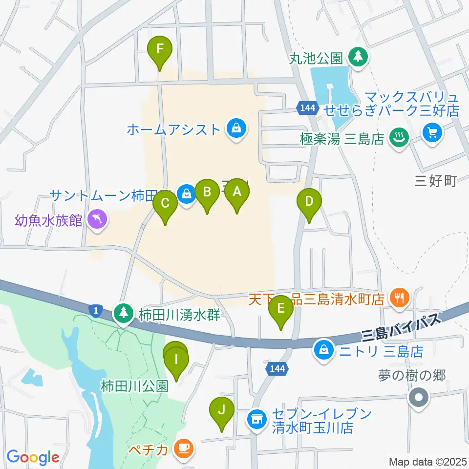 シネプラザサントムーン周辺のカフェ一覧地図
