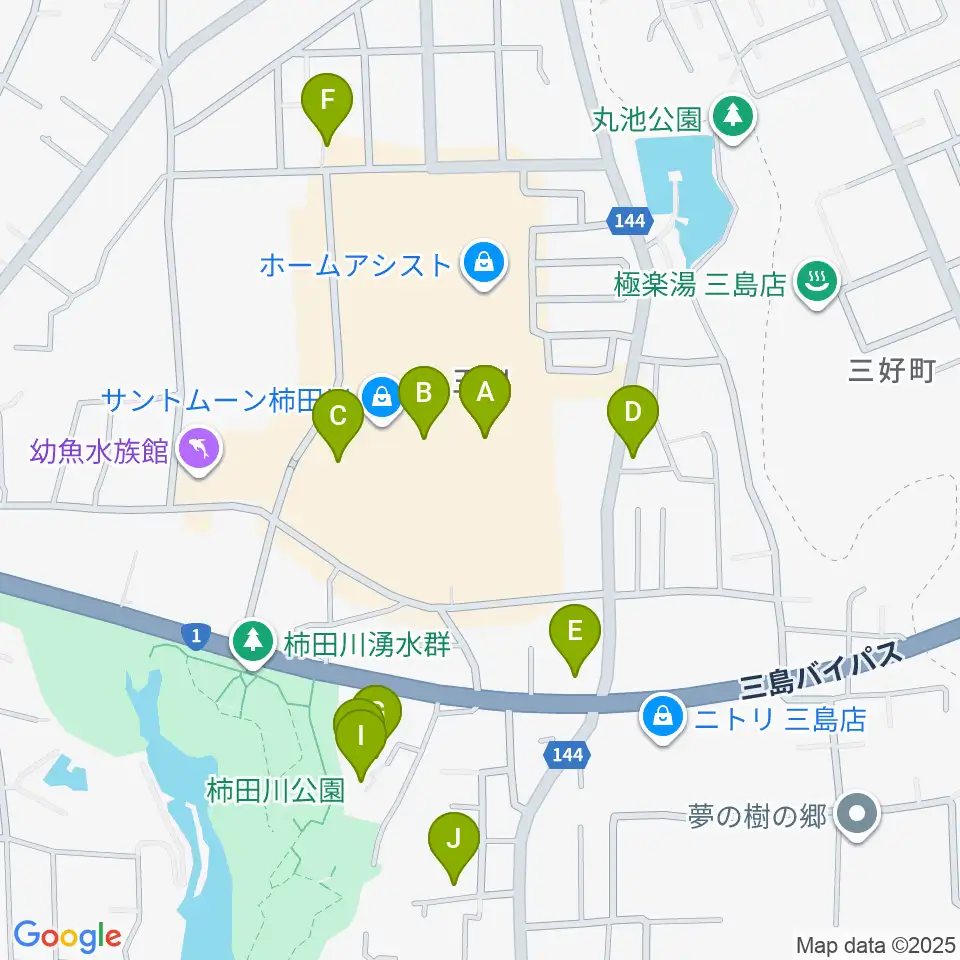 シネプラザサントムーン周辺のカフェ一覧地図