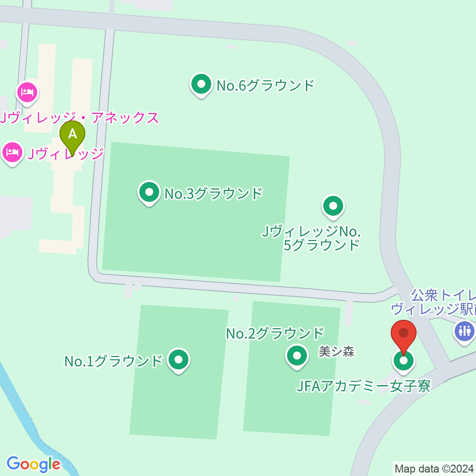 Jヴィレッジ周辺のカフェ一覧地図