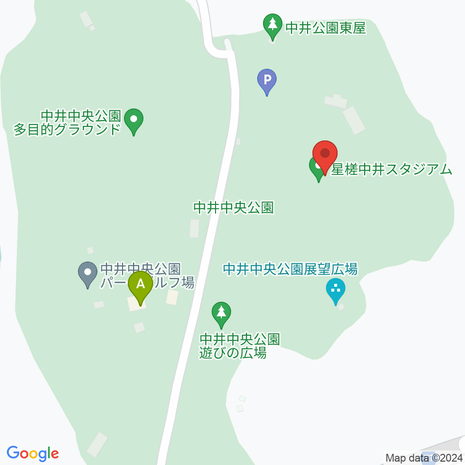 星槎中井スタジアム 中井町中央公園野球場周辺のカフェ一覧地図