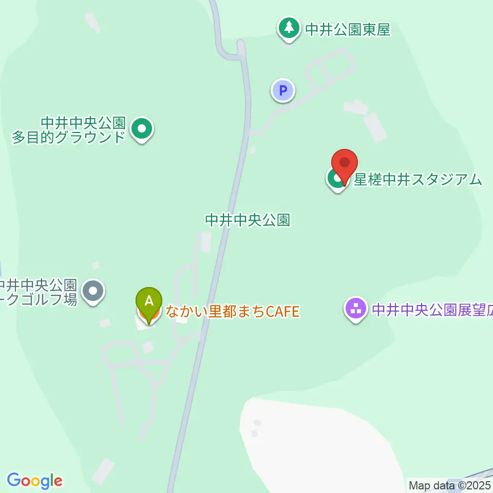 星槎中井スタジアム周辺のカフェ一覧地図