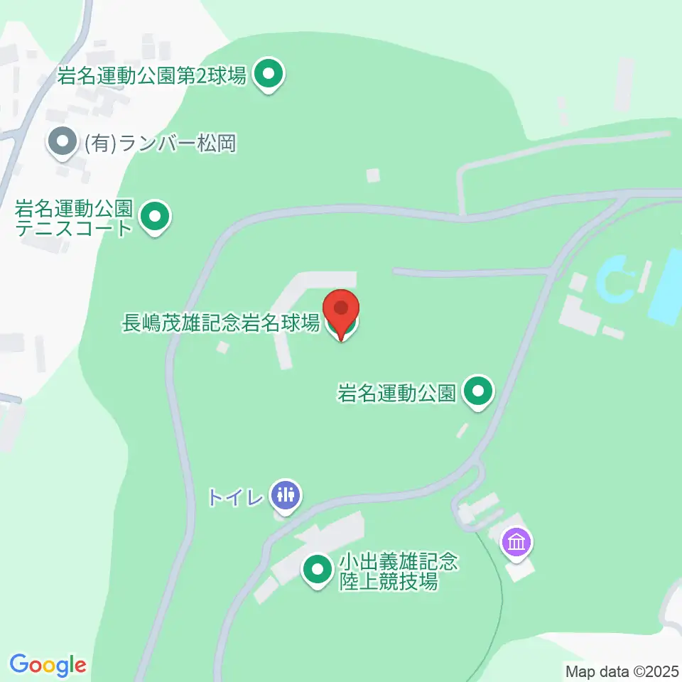 長嶋茂雄記念岩名球場周辺のカフェ一覧地図