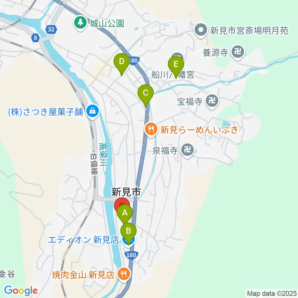 新見文化交流館（まなび広場にいみ）周辺のカフェ一覧地図