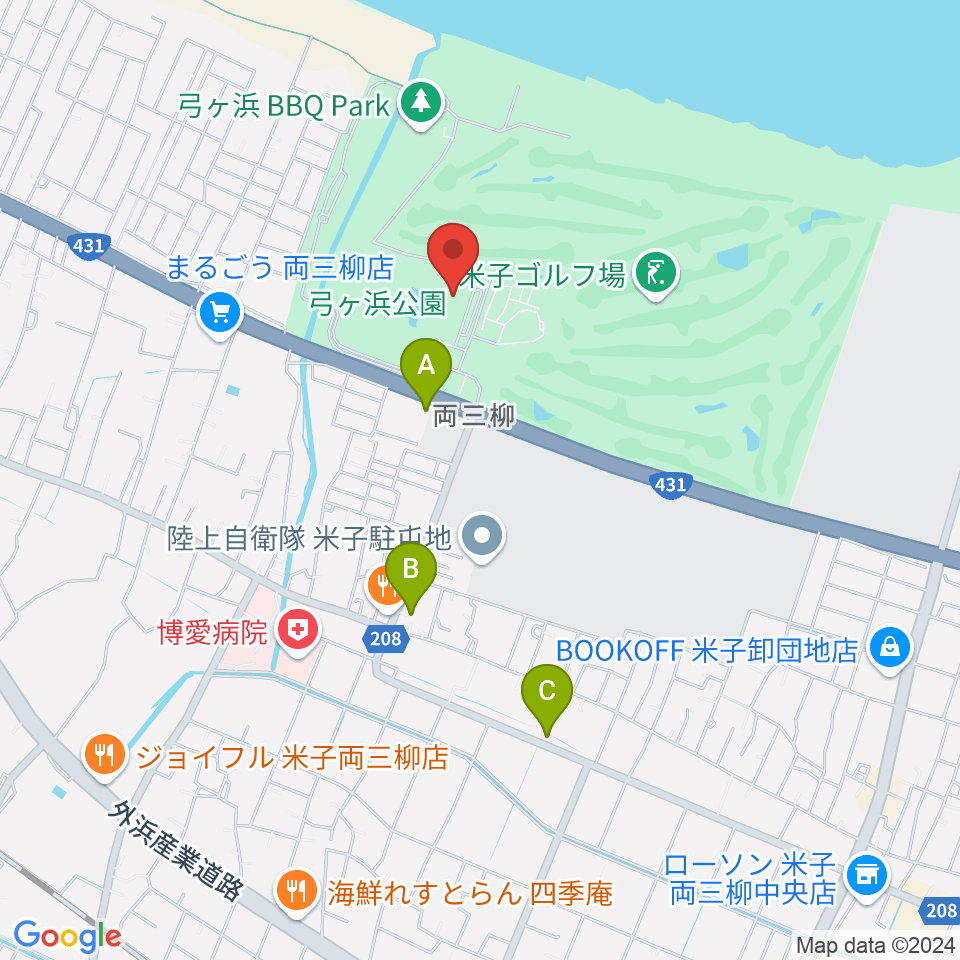 鳥取県立武道館周辺のカフェ一覧地図