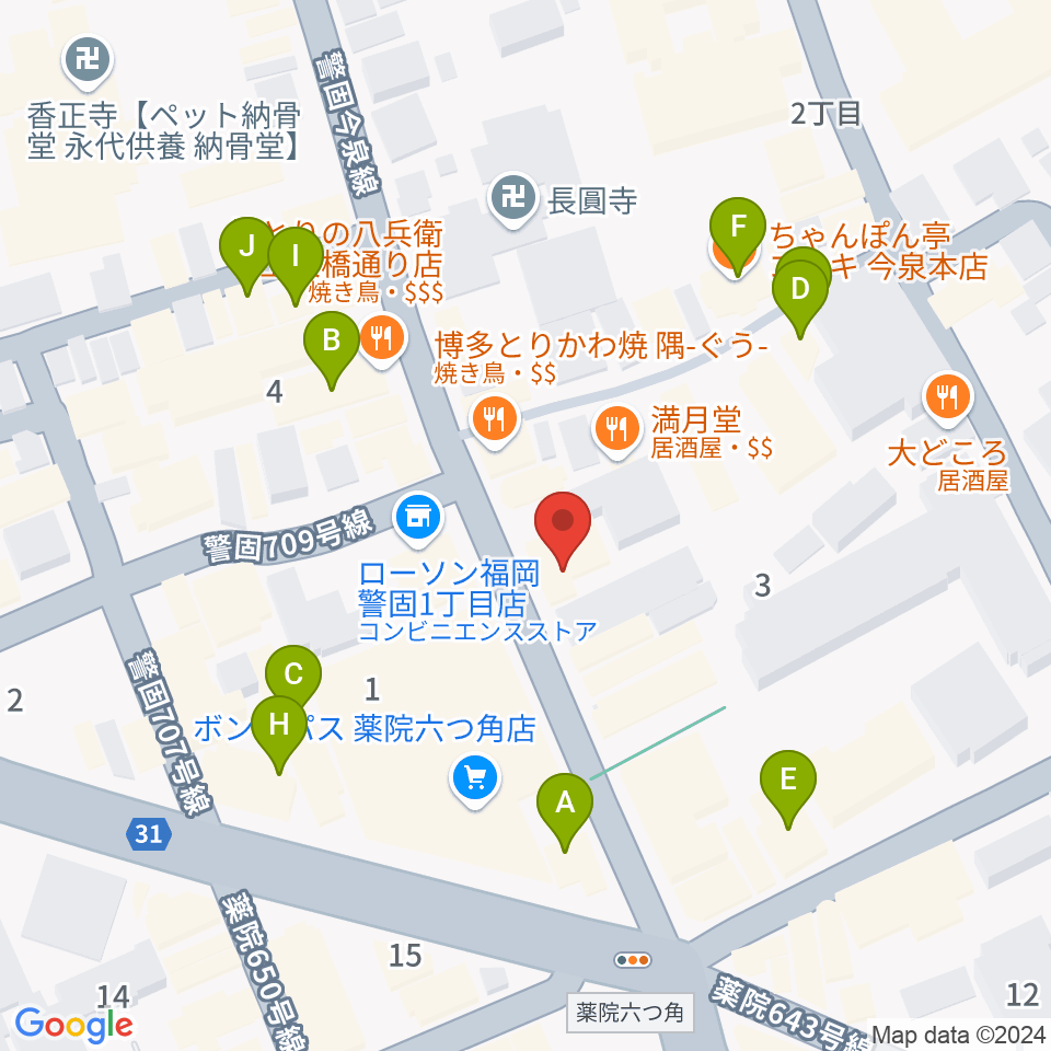 STUDIO GRILL周辺のカフェ一覧地図