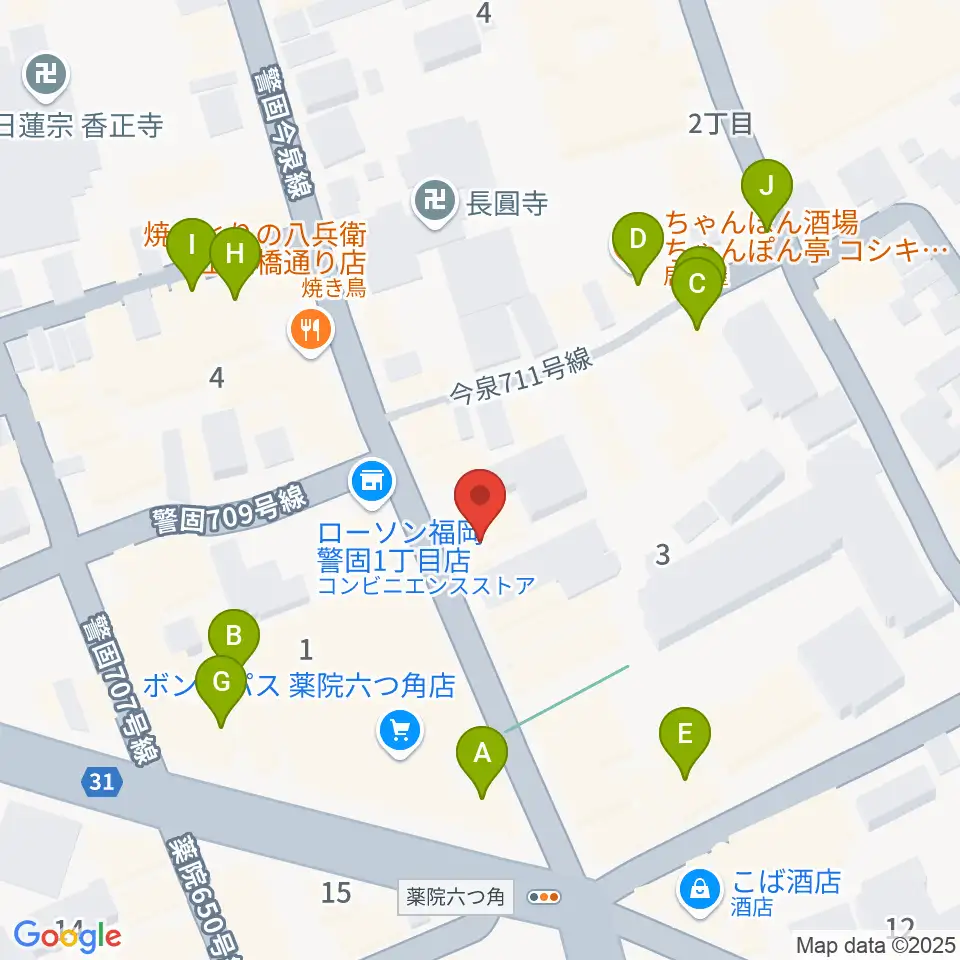 STUDIO GRILL周辺のカフェ一覧地図