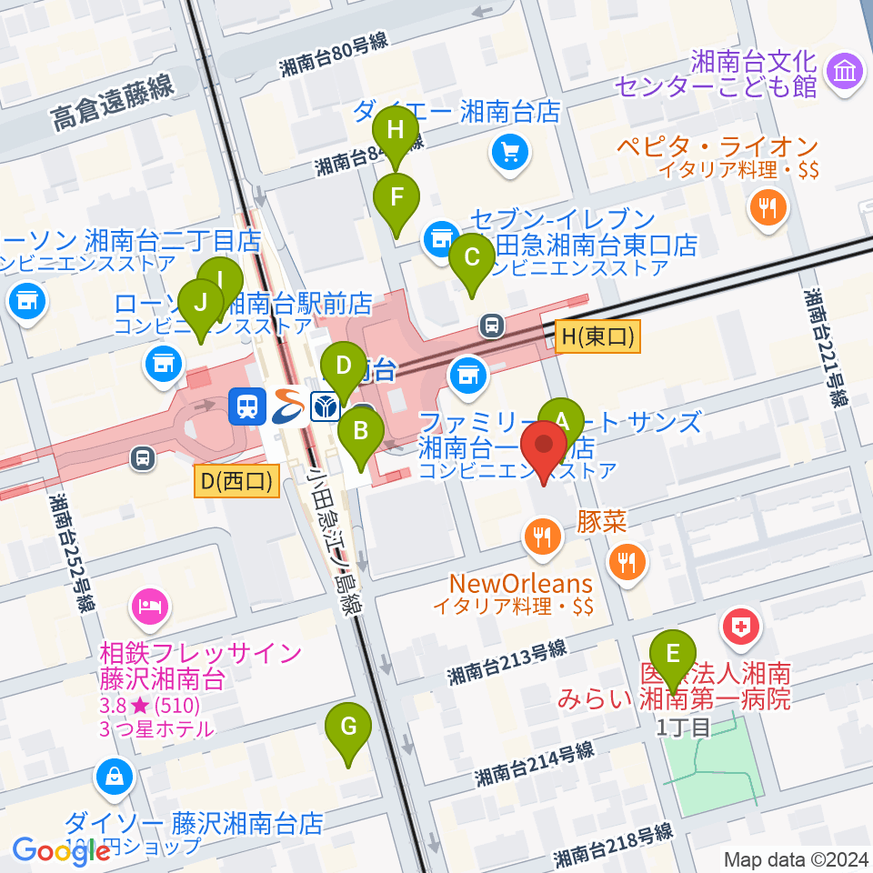 STUDIO JAMJAM周辺のカフェ一覧地図