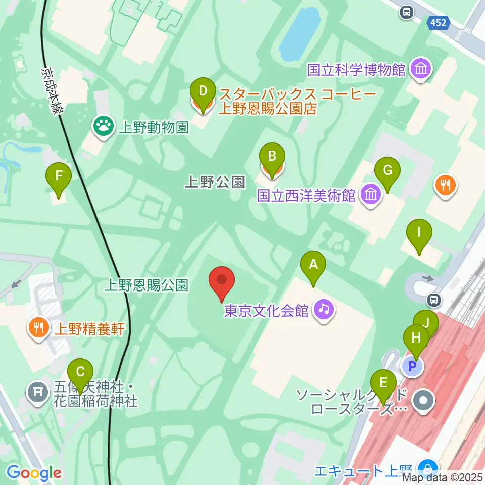 正岡子規記念球場周辺のカフェ一覧地図