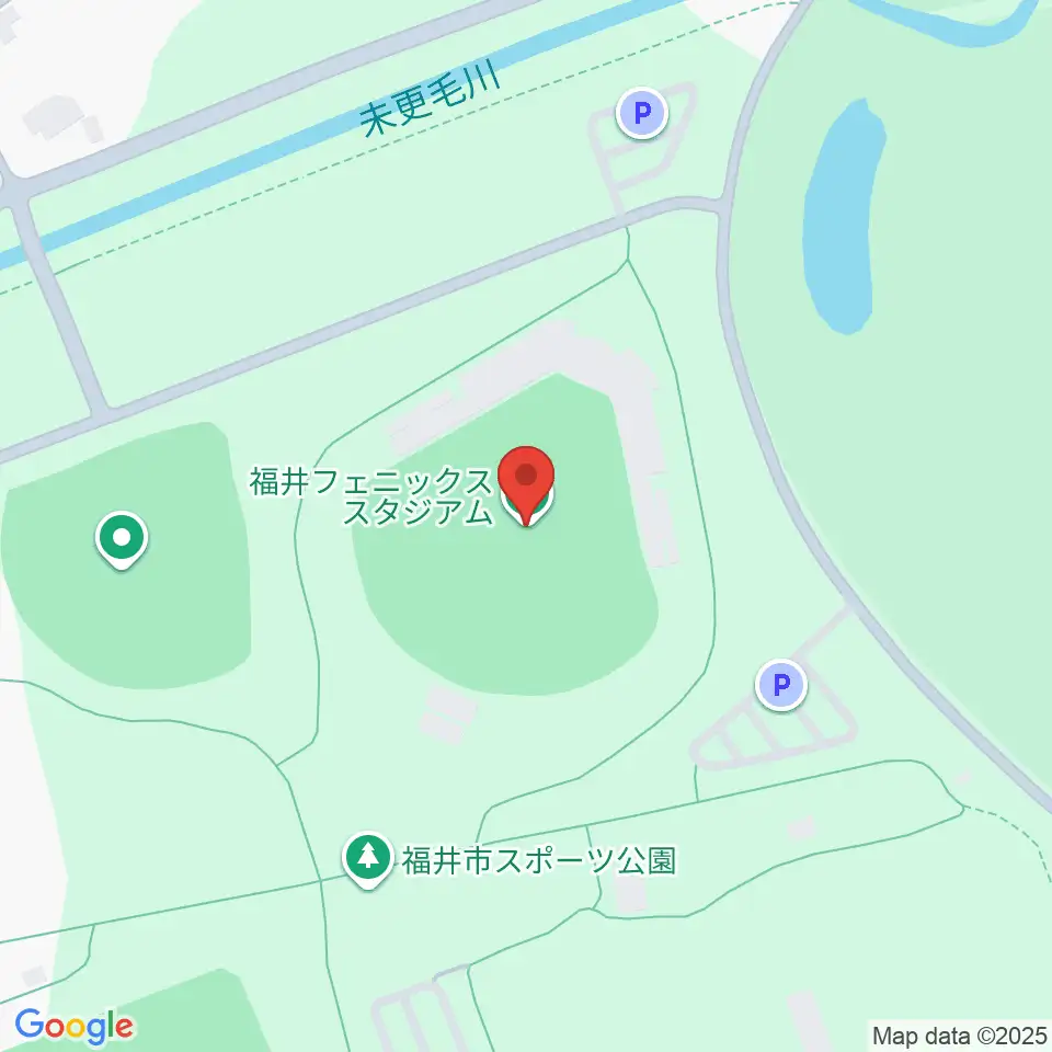 福井フェニックススタジアム周辺のカフェ一覧地図