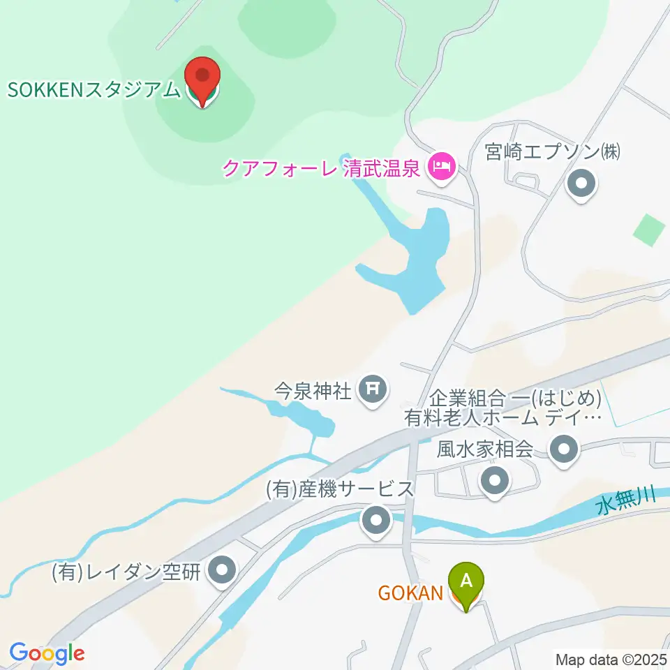 SOKKENスタジアム周辺のカフェ一覧地図