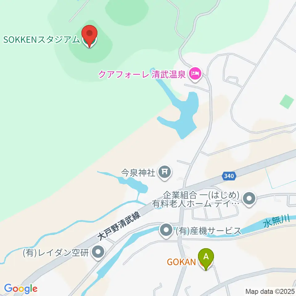 SOKKENスタジアム周辺のカフェ一覧地図
