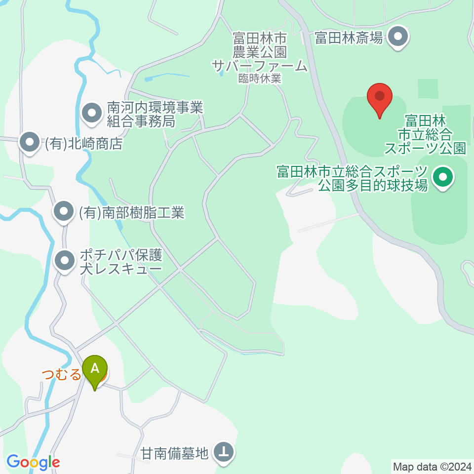 富田林バファローズスタジアム周辺のカフェ一覧地図