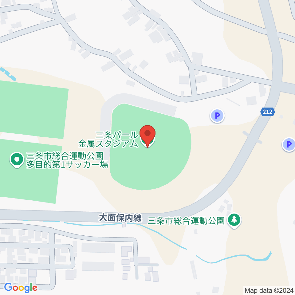 三条パール金属スタジアム周辺のカフェ一覧地図