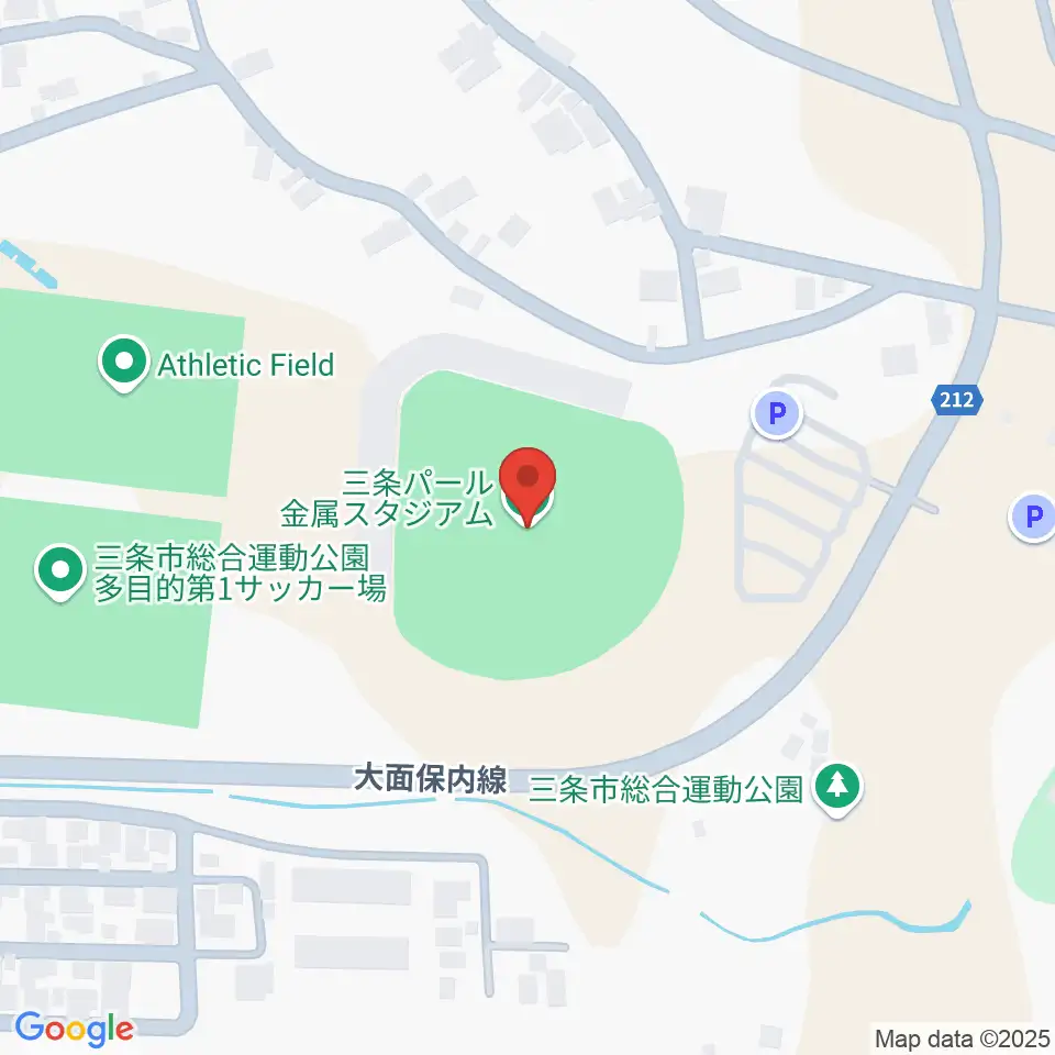 三条パール金属スタジアム周辺のカフェ一覧地図