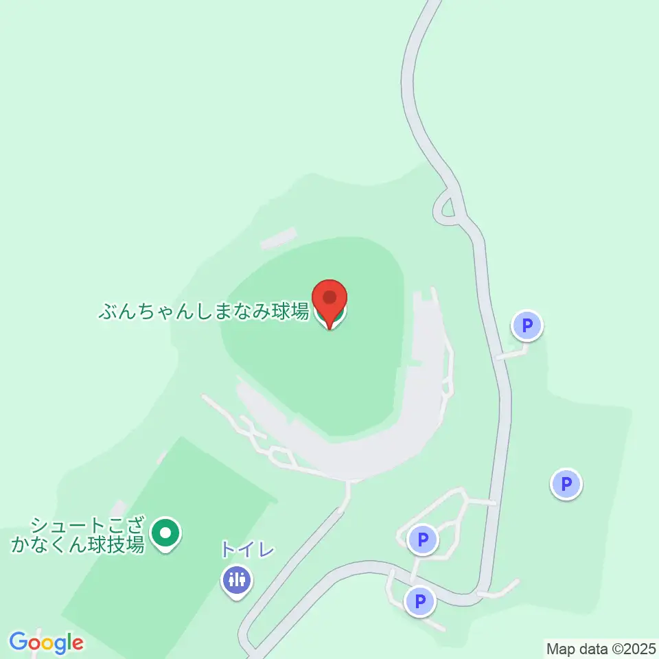 ぶんちゃんしまなみ球場周辺のカフェ一覧地図
