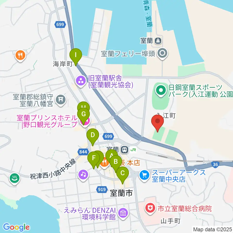 栗林商会アリーナ周辺のカフェ一覧地図