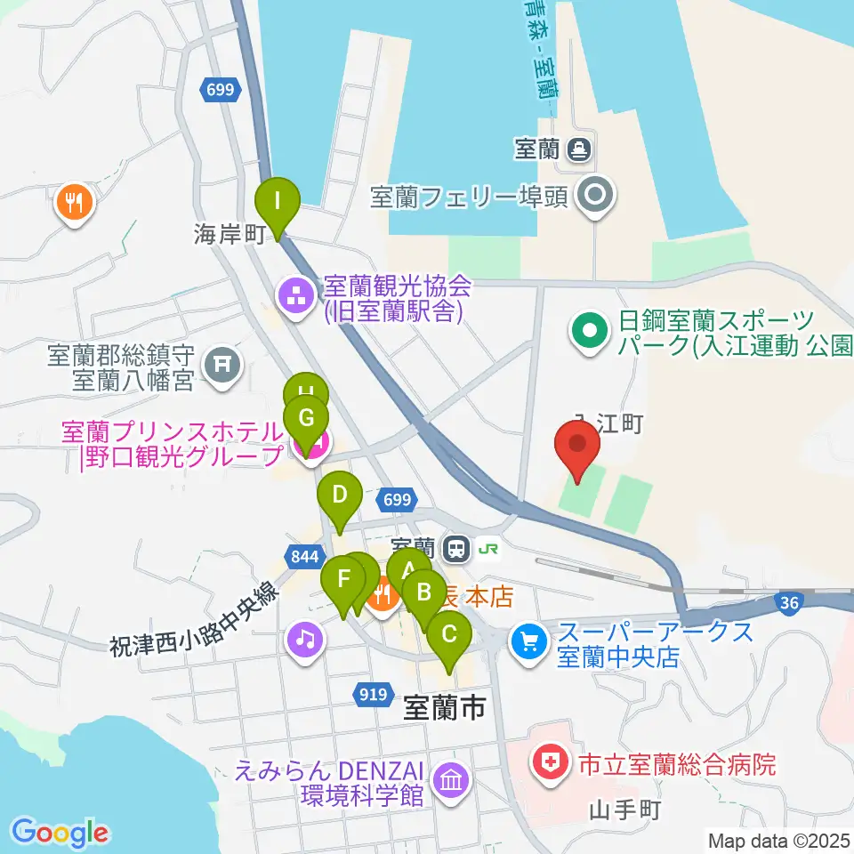 栗林商会アリーナ周辺のカフェ一覧地図