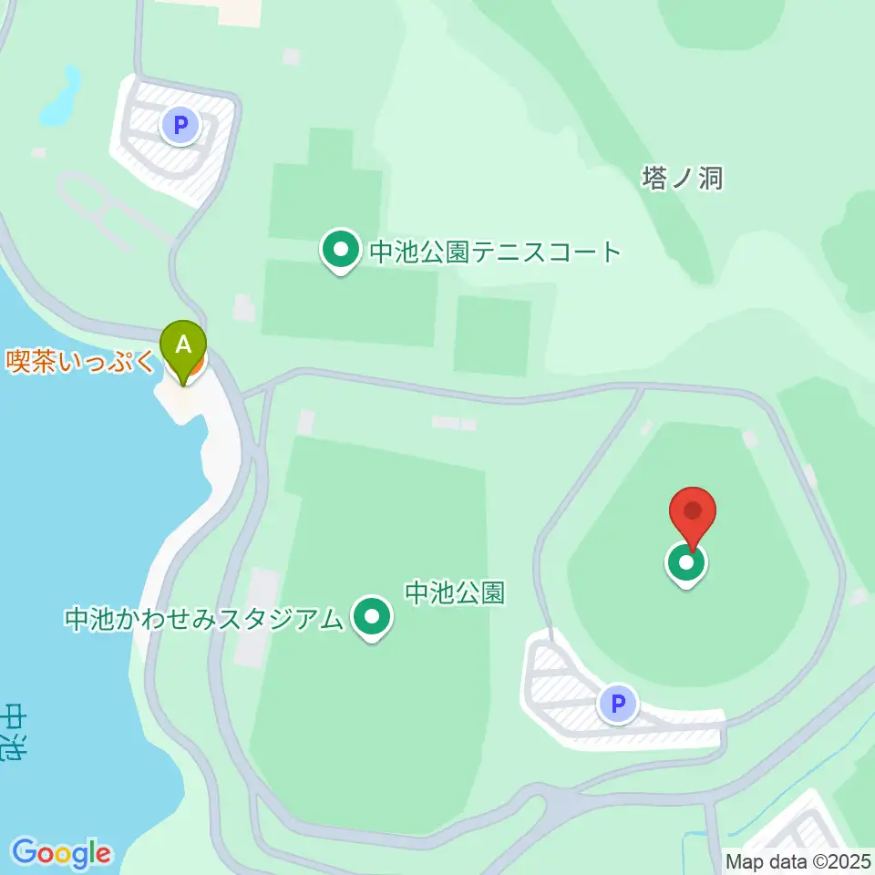 河上薬品スタジアム周辺のカフェ一覧地図