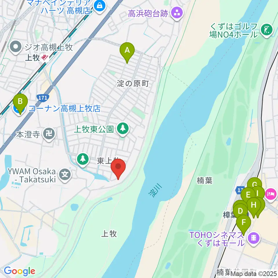 サロンドゥムジークカンマキ周辺のカフェ一覧地図
