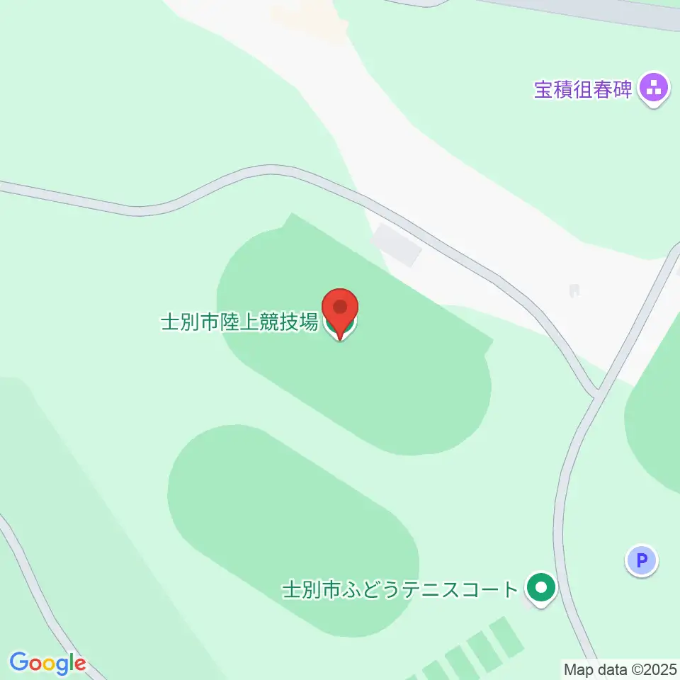 士別市陸上競技場周辺のカフェ一覧地図