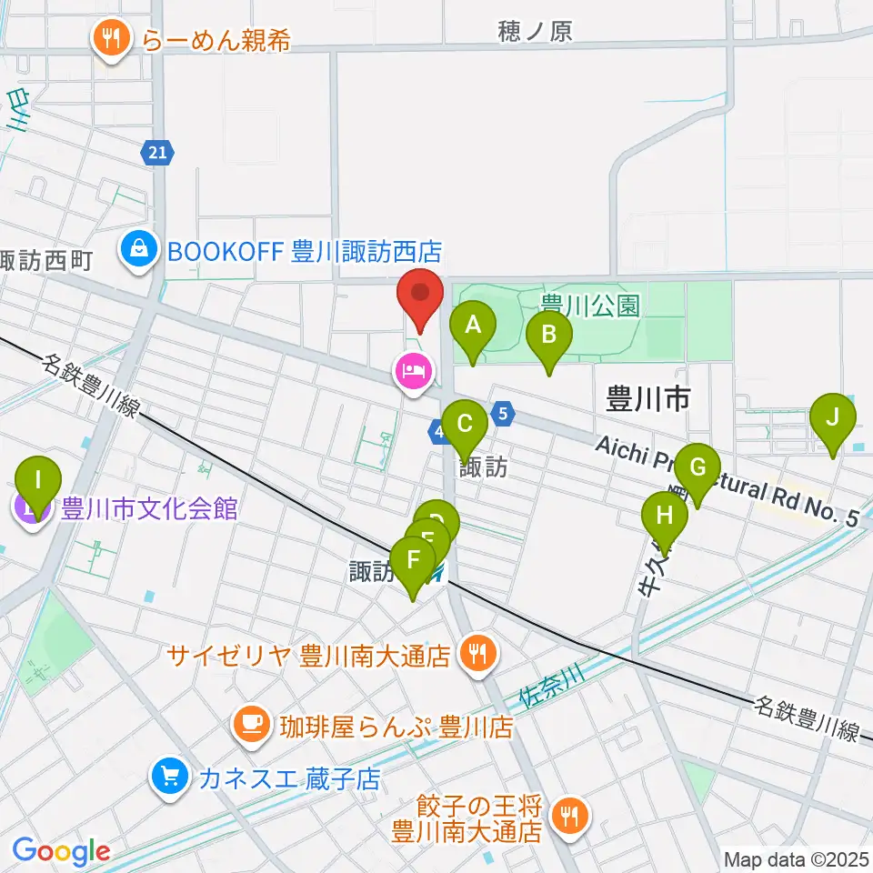 シントー ハート アリーナ周辺のカフェ一覧地図
