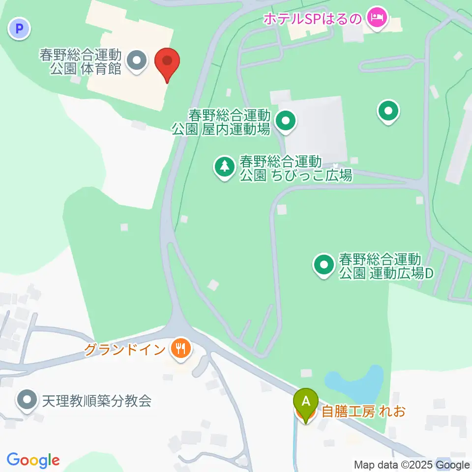 春野総合運動公園体育館周辺のカフェ一覧地図