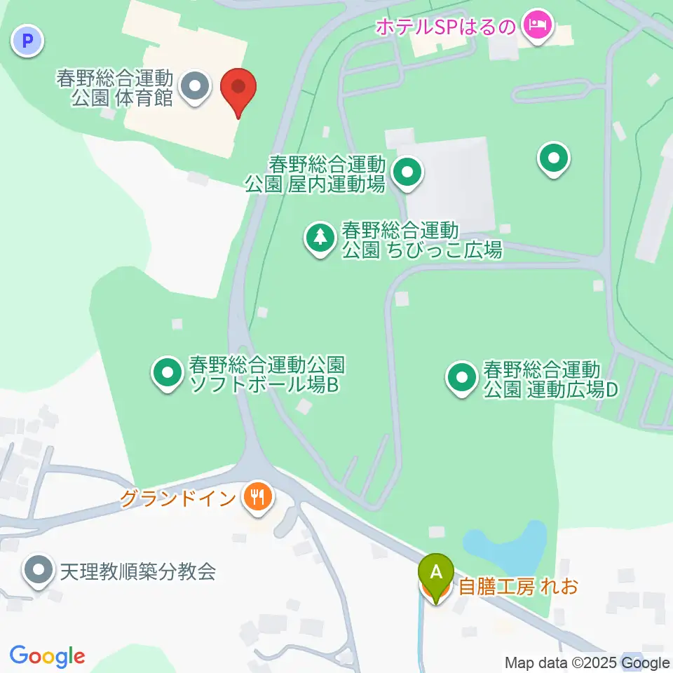 春野総合運動公園体育館周辺のカフェ一覧地図
