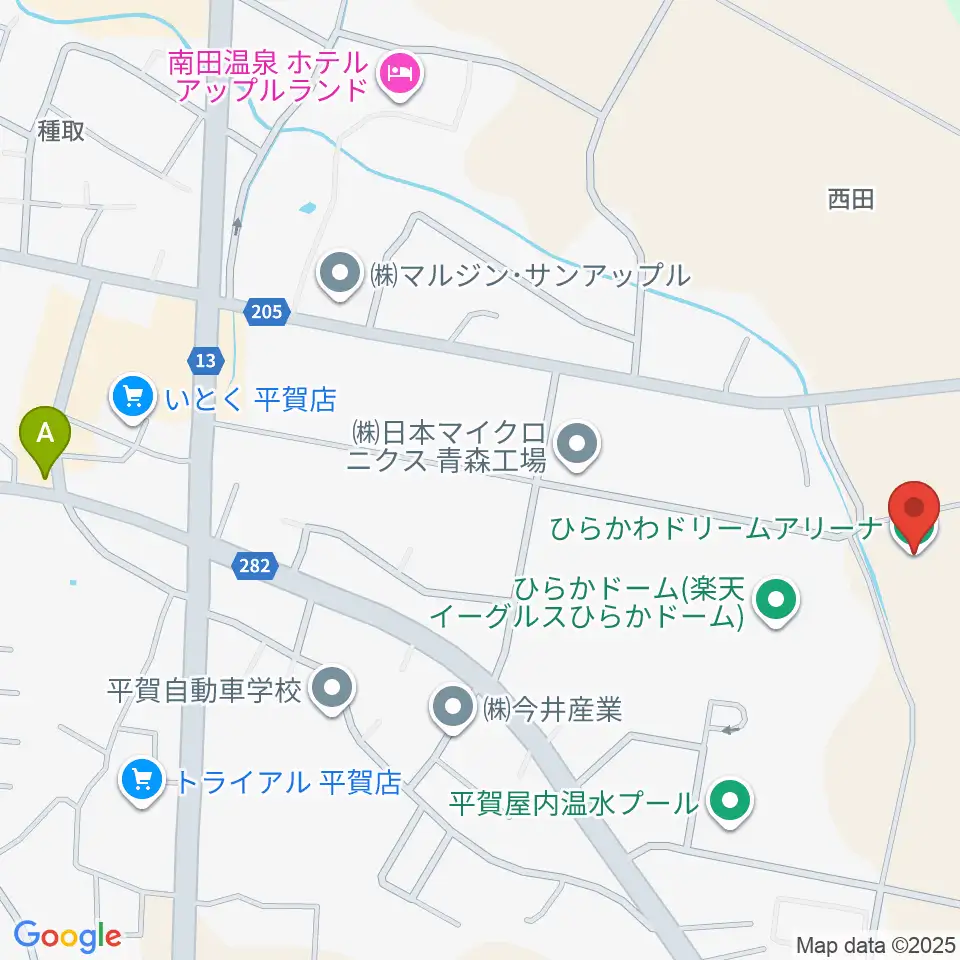 ひらかわドリームアリーナ周辺のカフェ一覧地図