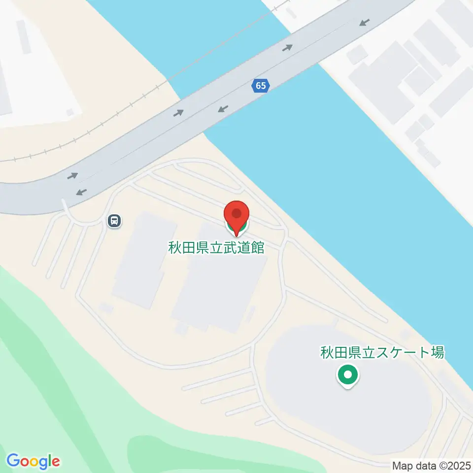 秋田県立武道館周辺のカフェ一覧地図