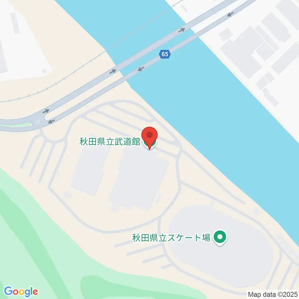 秋田県立武道館周辺のカフェ一覧地図