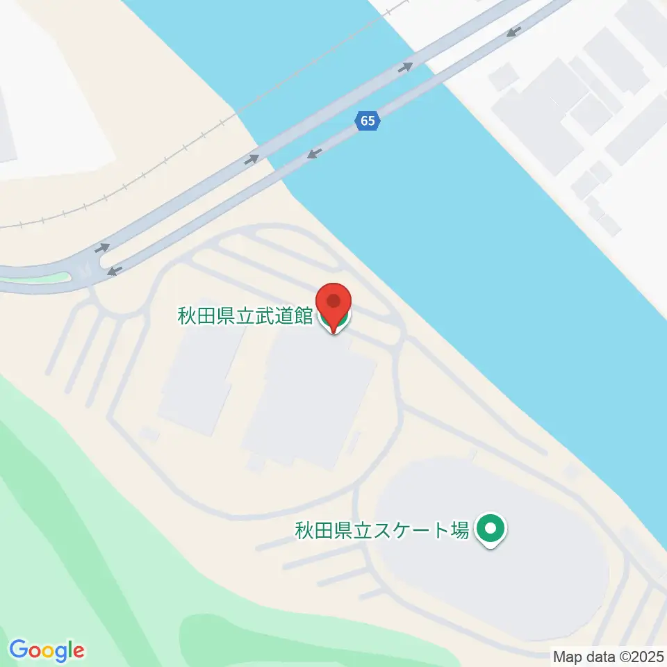 秋田県立武道館周辺のカフェ一覧地図